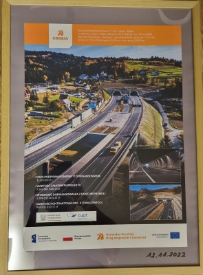 Otwarcie tunelu w Naprawa- Skamielna 2022